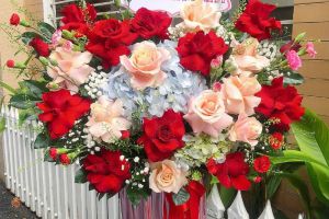 Giỏ hoa chúc mừng ngày 20/11 – Món quà tri ân thầy cô trang nhã và ý nghĩa